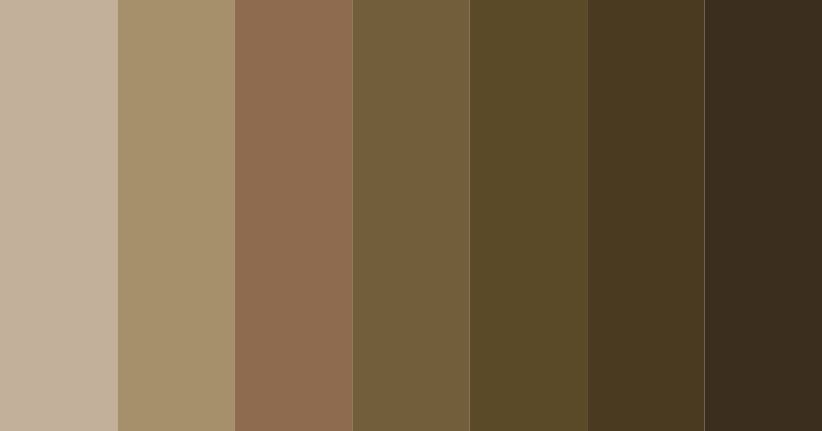 Download dark brown forest color palette PNG image (landscape)