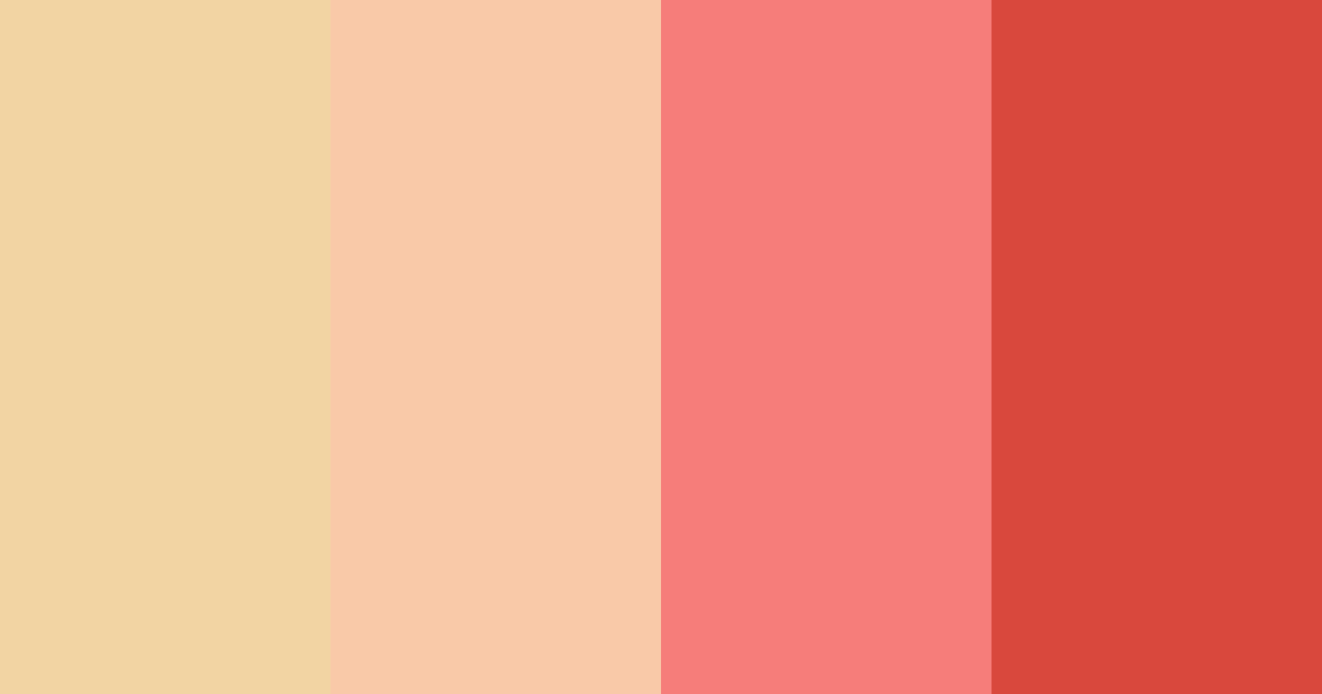 Download warm red color palette PNG image (landscape)