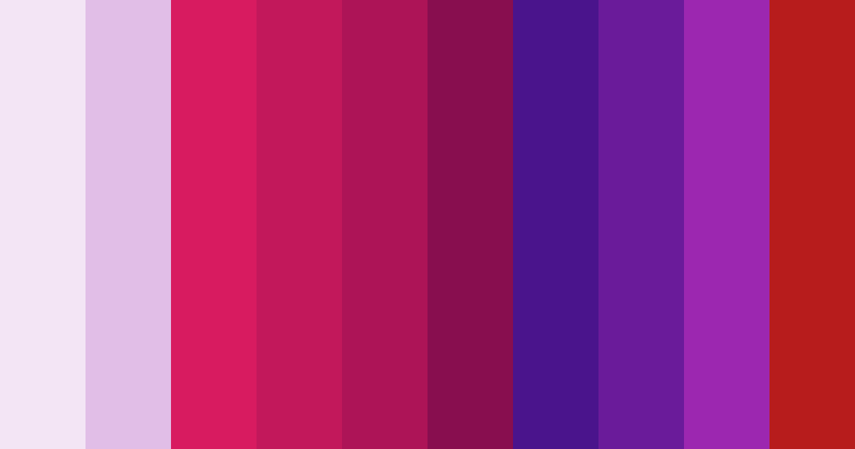 Download magenta reverie color palette PNG image (landscape)