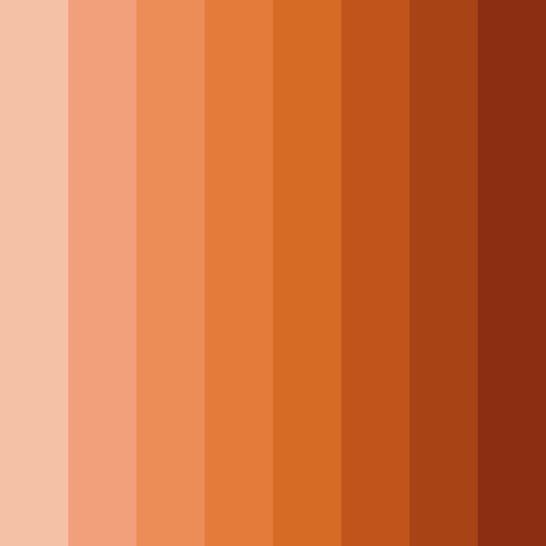 Download autumn ember color palette PNG image (square)