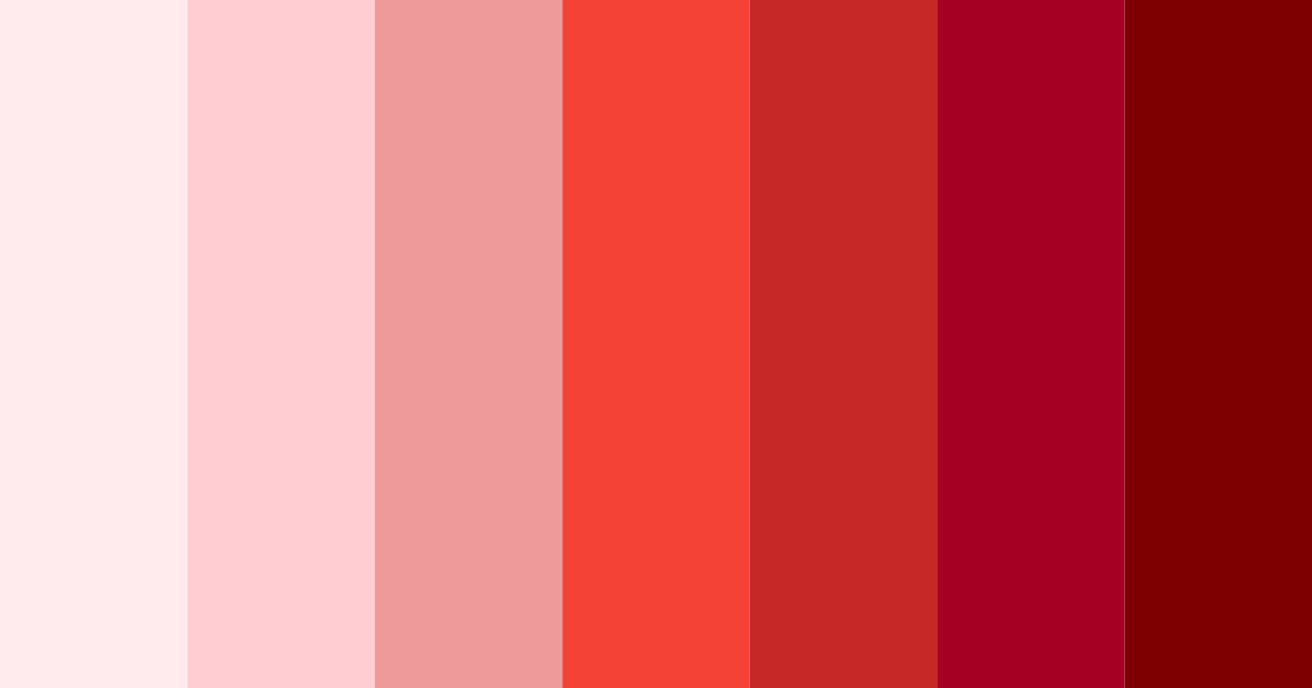 Download crimson blossoms color palette PNG image (landscape)