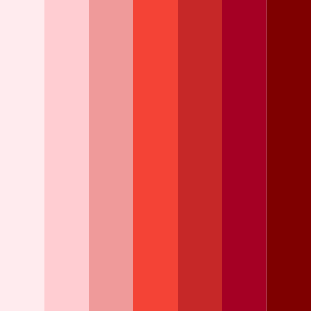 Download crimson blossoms color palette PNG image (square)