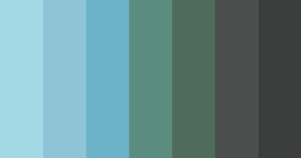 Download aqua earth harmony color palette PNG image (landscape)