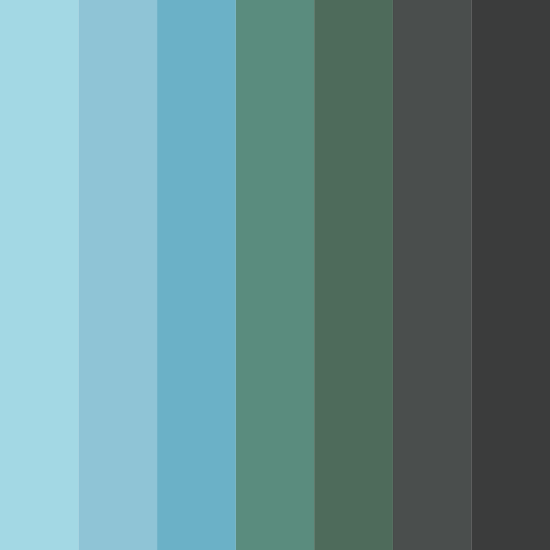 Download aqua earth harmony color palette PNG image (square)