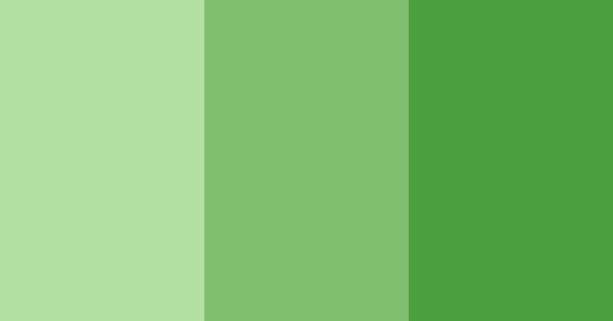 Download shades of green color palette PNG image (landscape)