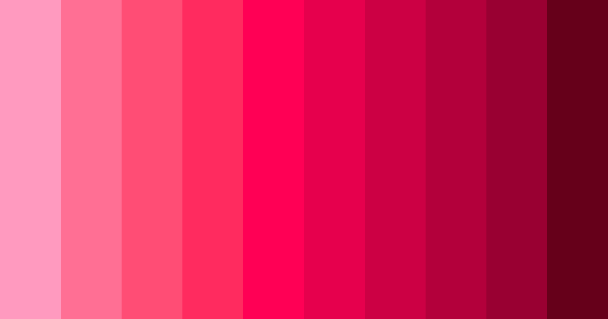 Download fuchsia fever color palette PNG image (landscape)