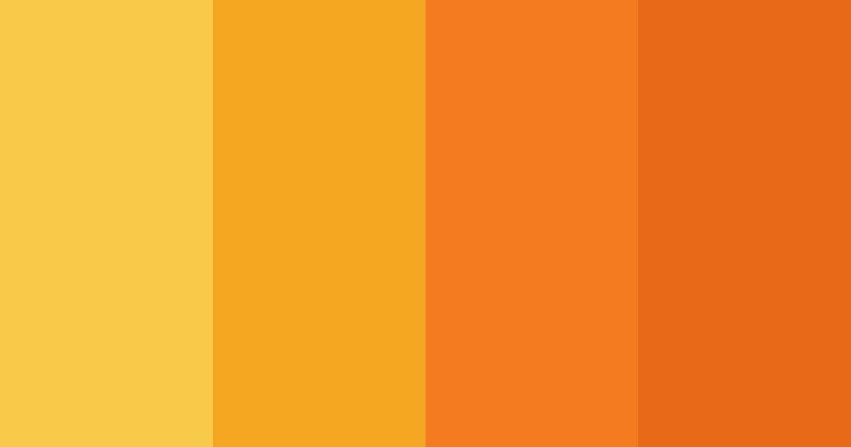 Mango Sunrise Color Palette - ColorDrop