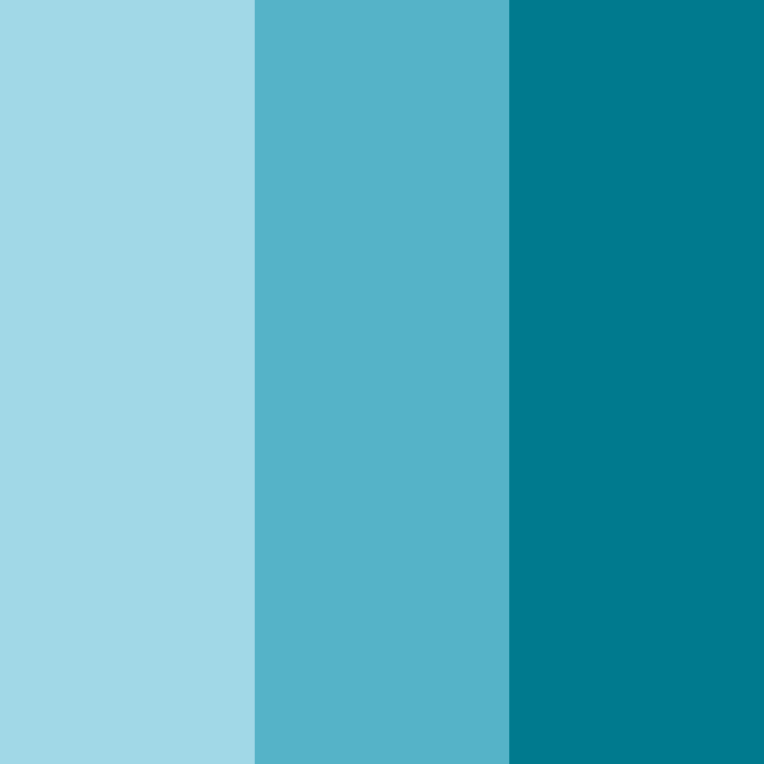 Download serene waters color palette PNG image (square)