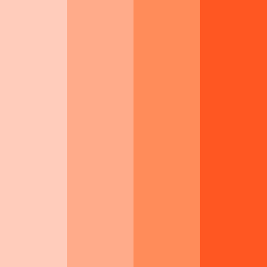 Download electric sunrise color palette PNG image (square)