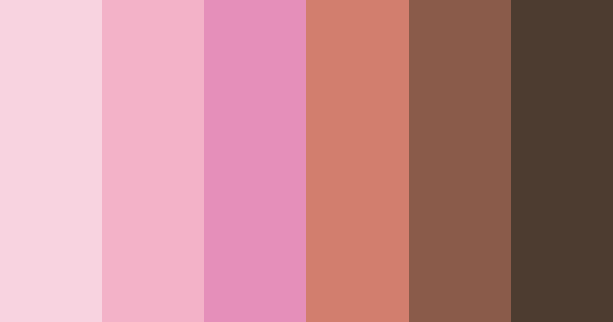 Download blossom & earth color palette PNG image (landscape)