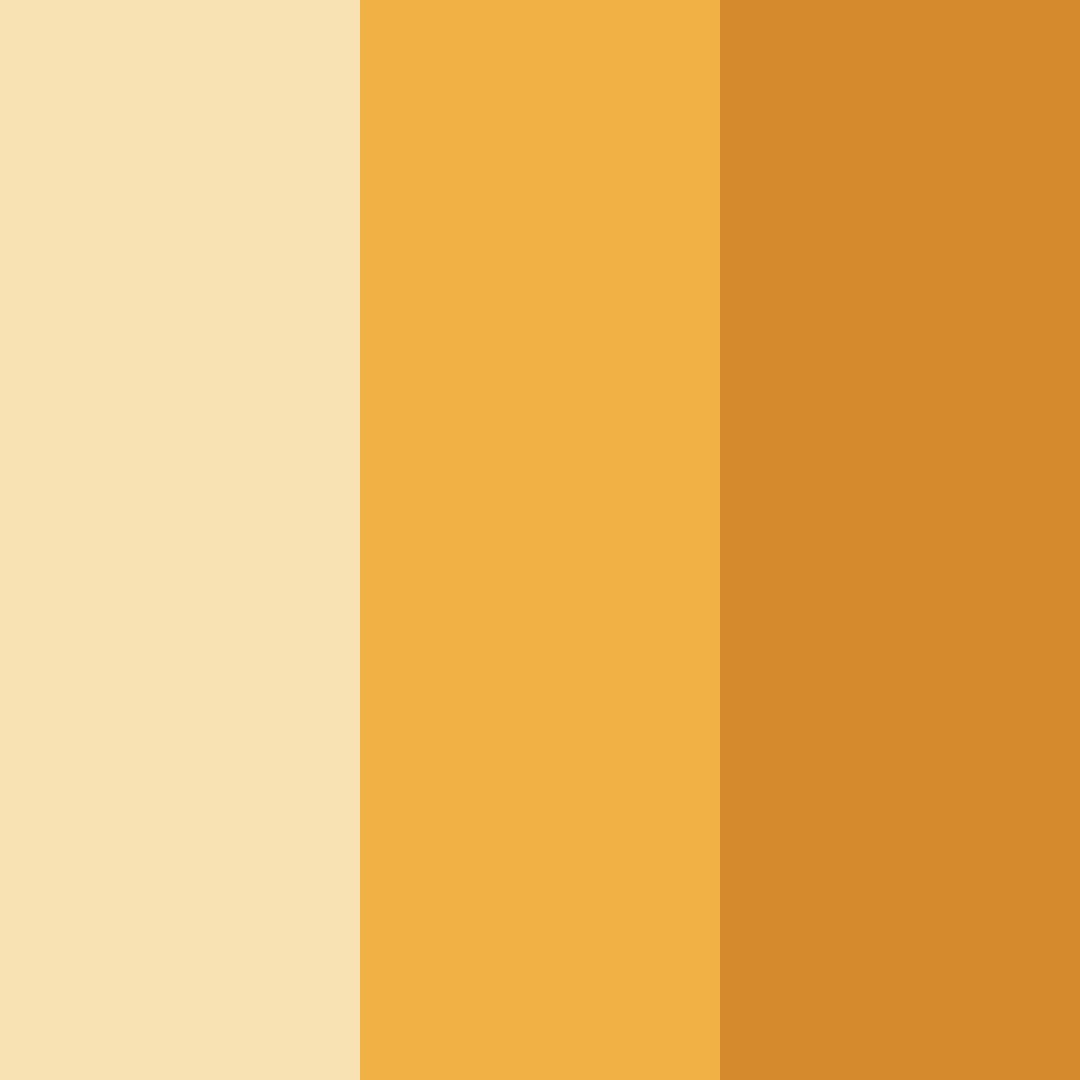 Download golden sunrise color palette PNG image (square)