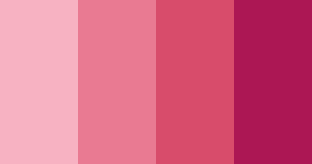 Download crimson blossoms color palette PNG image (landscape)