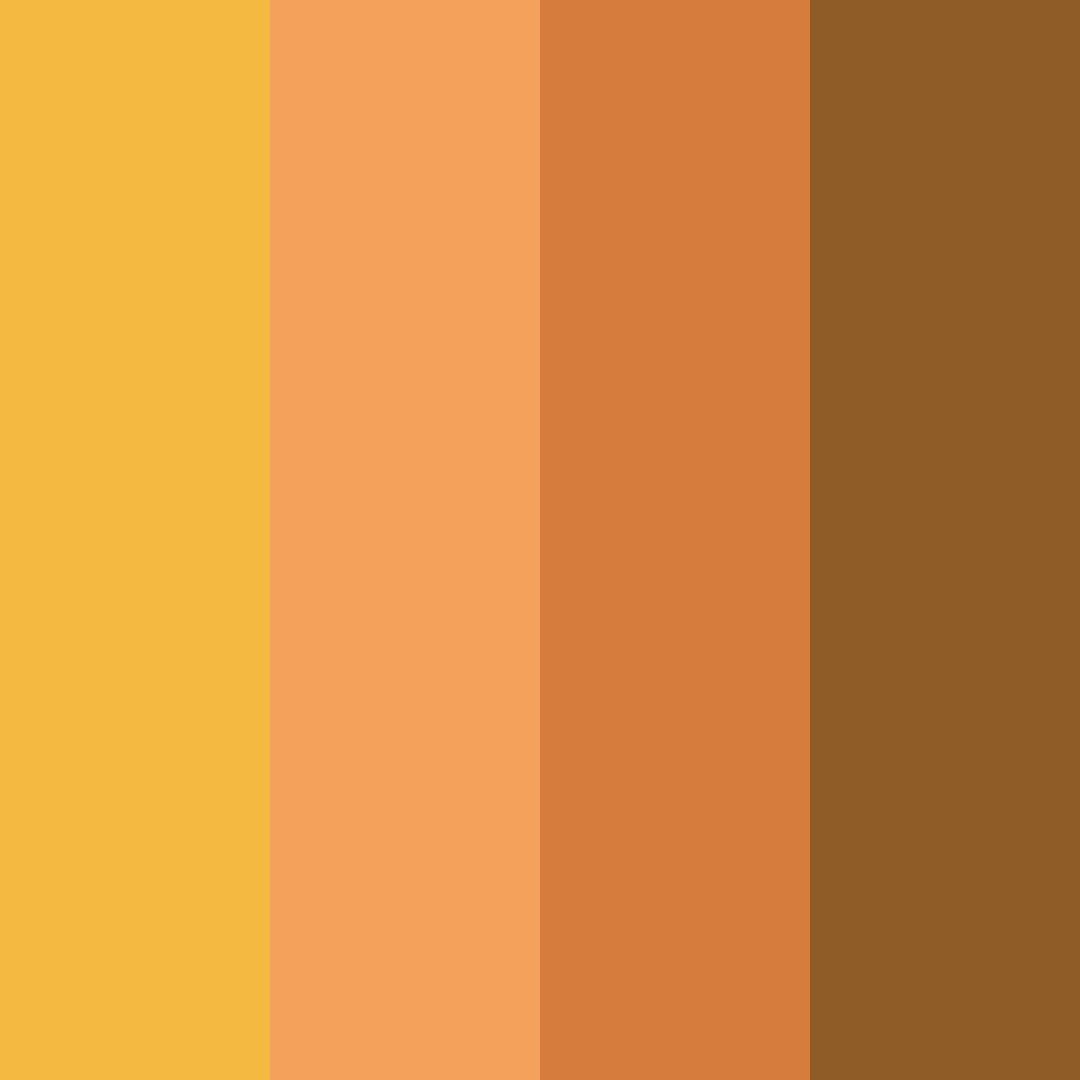 Download sunset boulevard color palette PNG image (square)