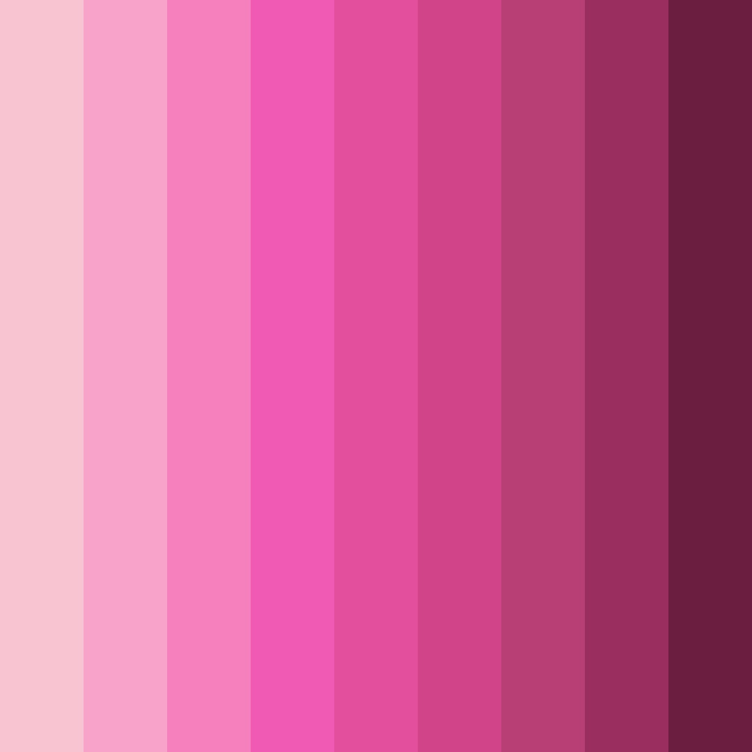 Download pink sweetness color palette PNG image (square)