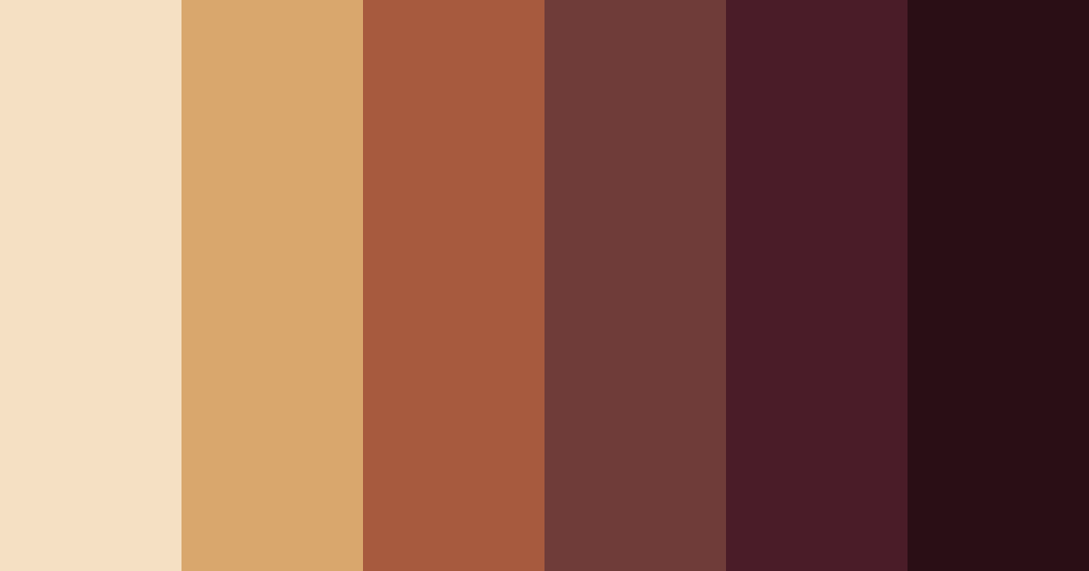 Download opulent harvest color palette PNG image (landscape)