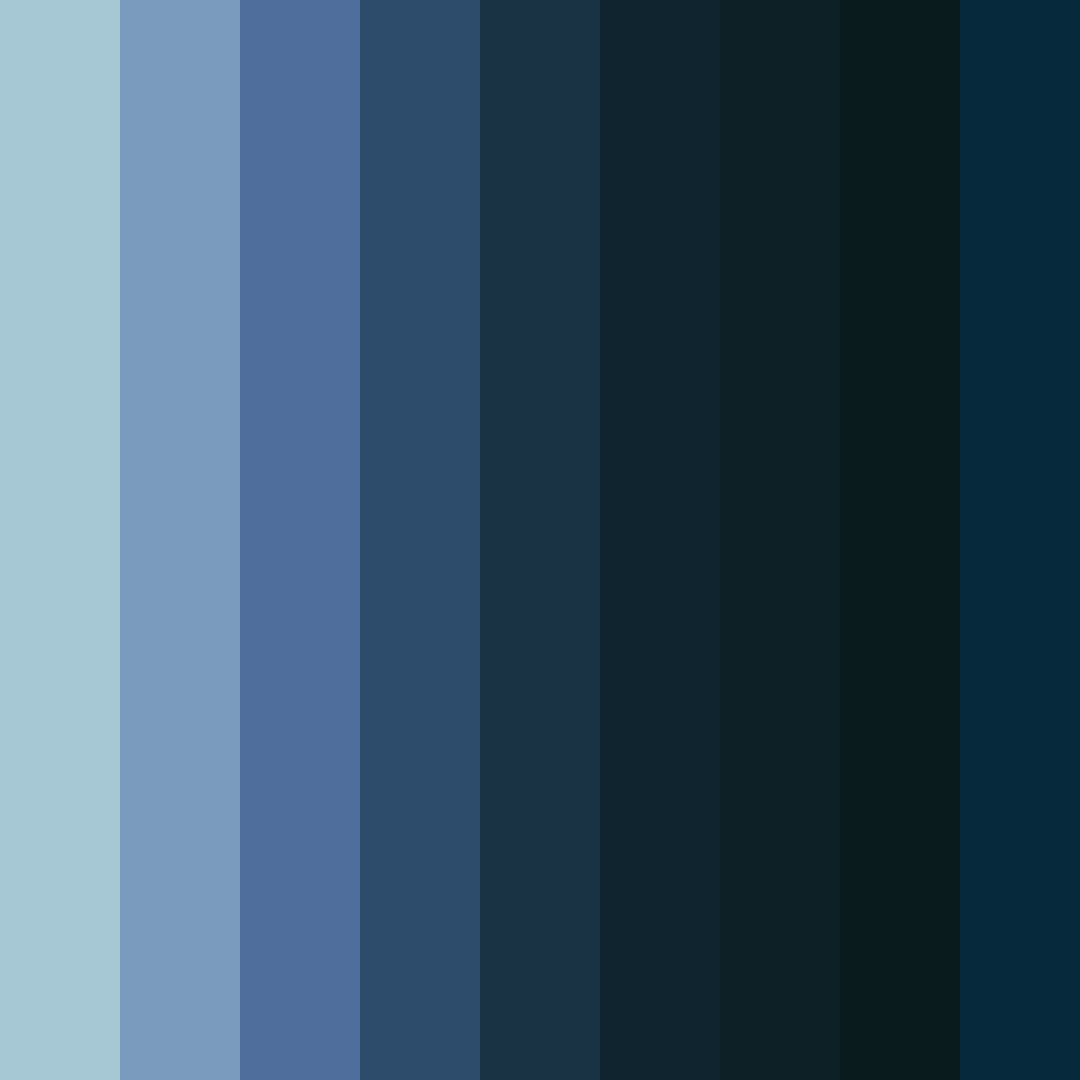 Download dark blue color palette PNG image (square)