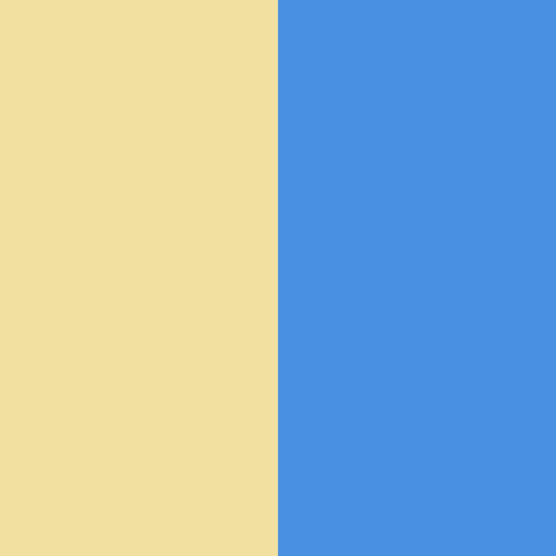Download calm blue yellow color palette PNG image (square)