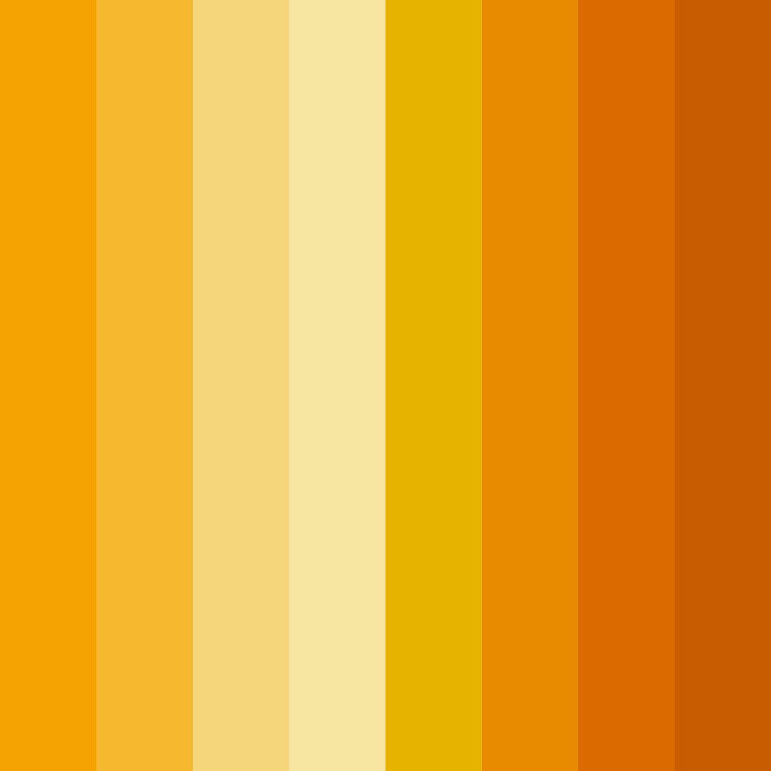 Download golden sunrise harmony color palette PNG image (square)