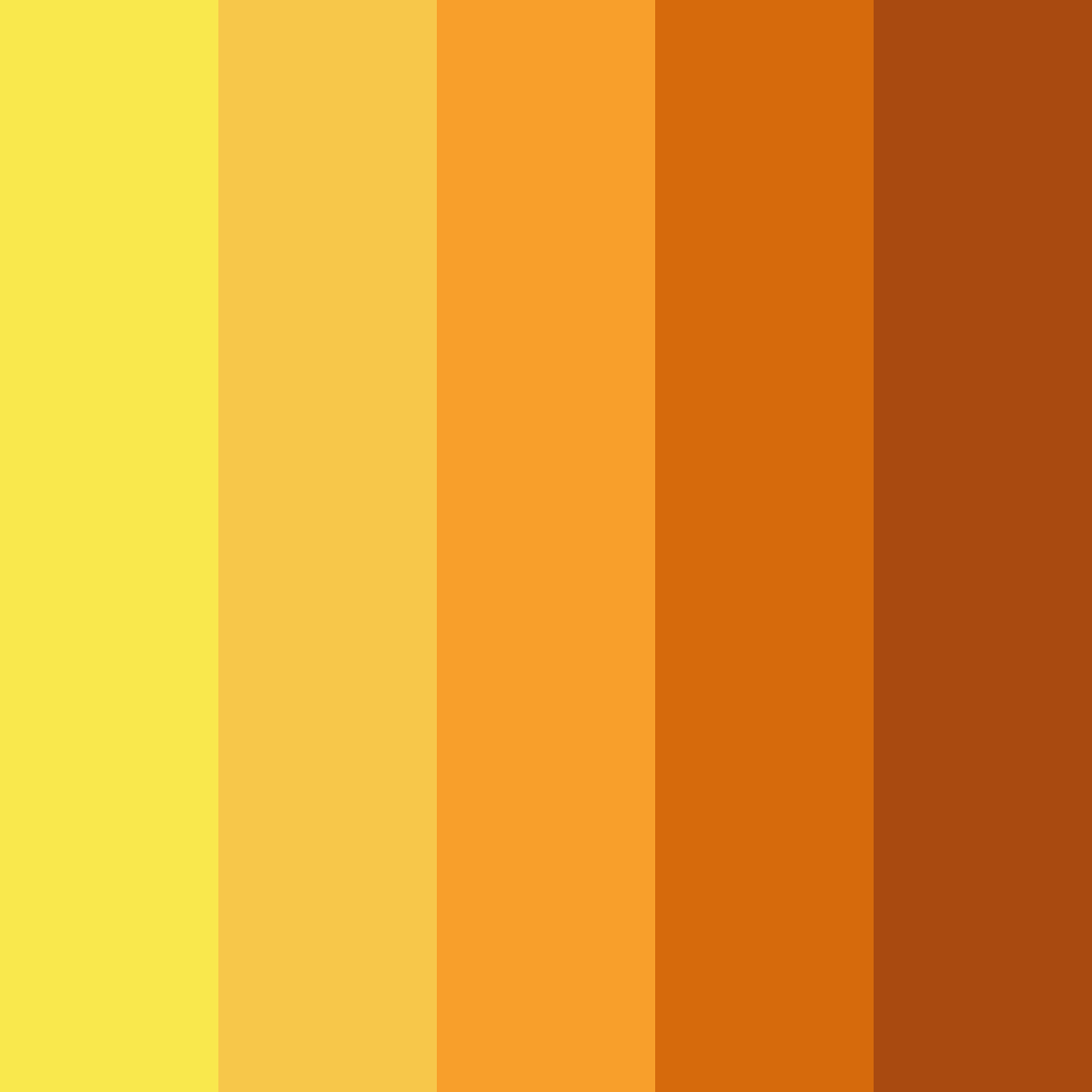 Download fiesta vibes color palette PNG image (square)