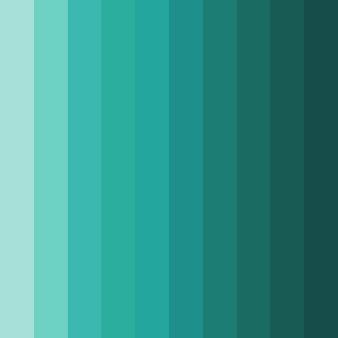 Download teal breeze color palette PNG image (square)