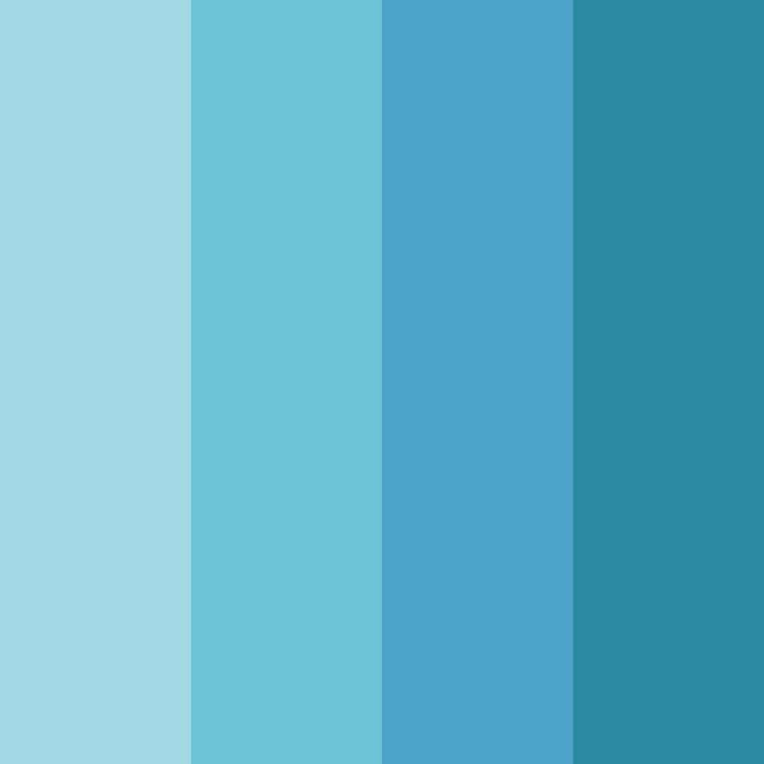 Download aqua whimsy color palette PNG image (square)
