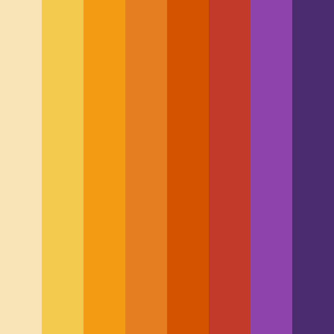 Color Drop Orange Color Palette - ColorDrop