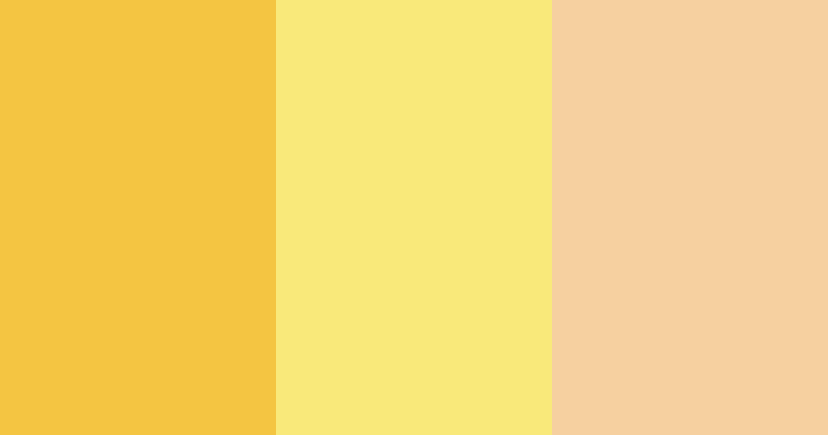 Download sunny serenade color palette PNG image (landscape)