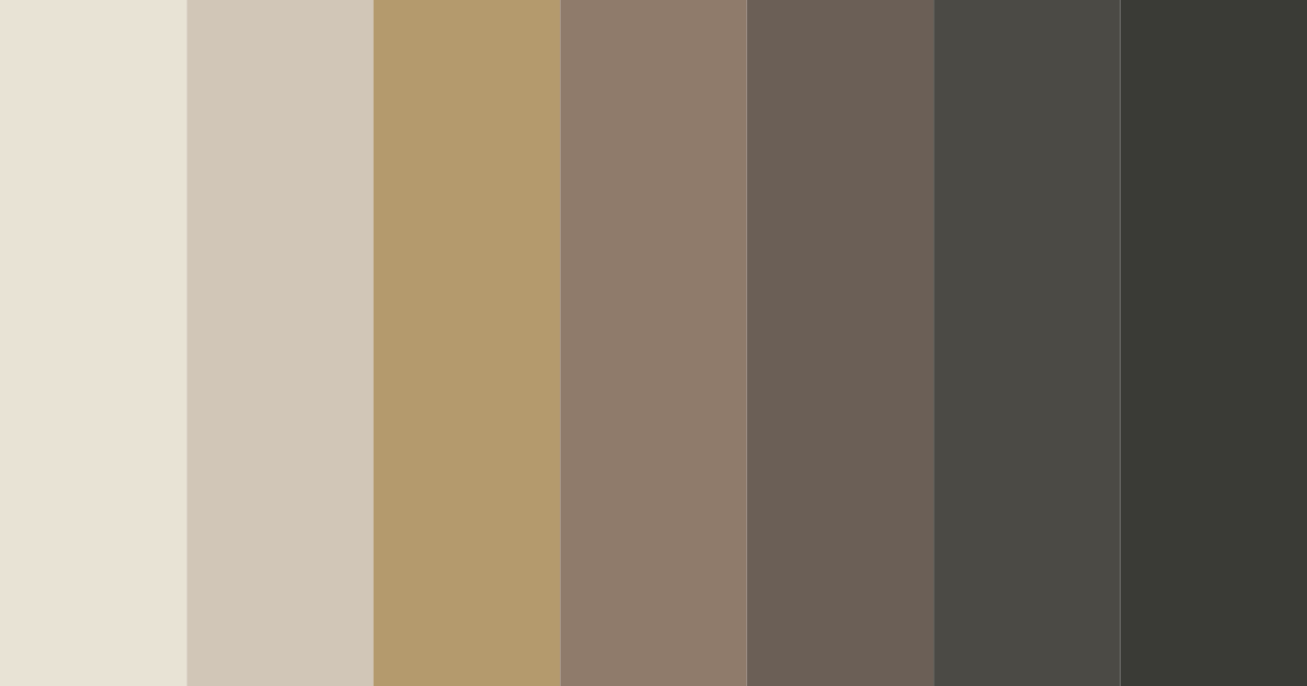 Download earthy brown color palette PNG image (landscape)
