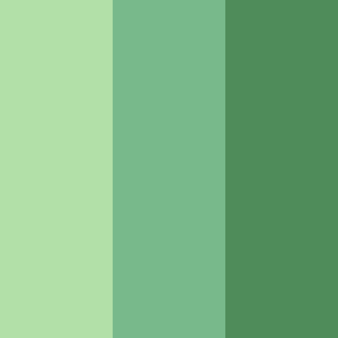 Download cargo greens color palette PNG image (square)