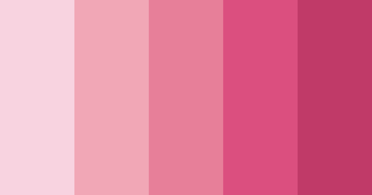 Download soft pink shades color palette PNG image (landscape)