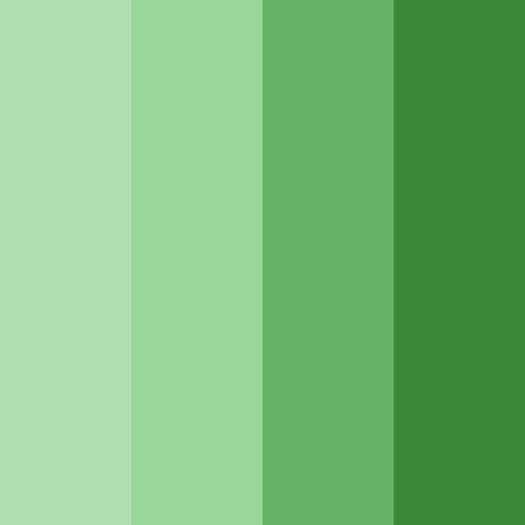 Download soft green color palette PNG image (square)