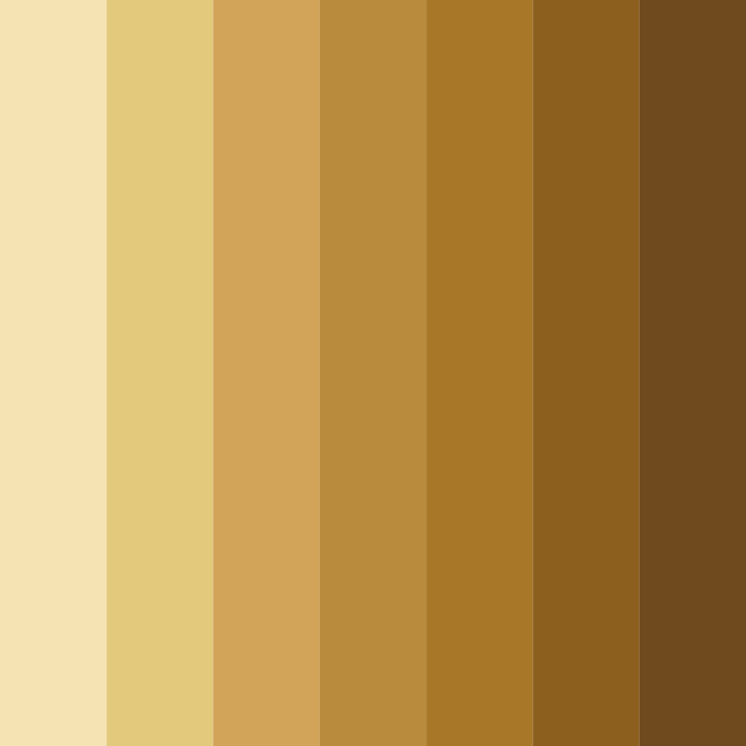 Download gold desert color palette PNG image (square)