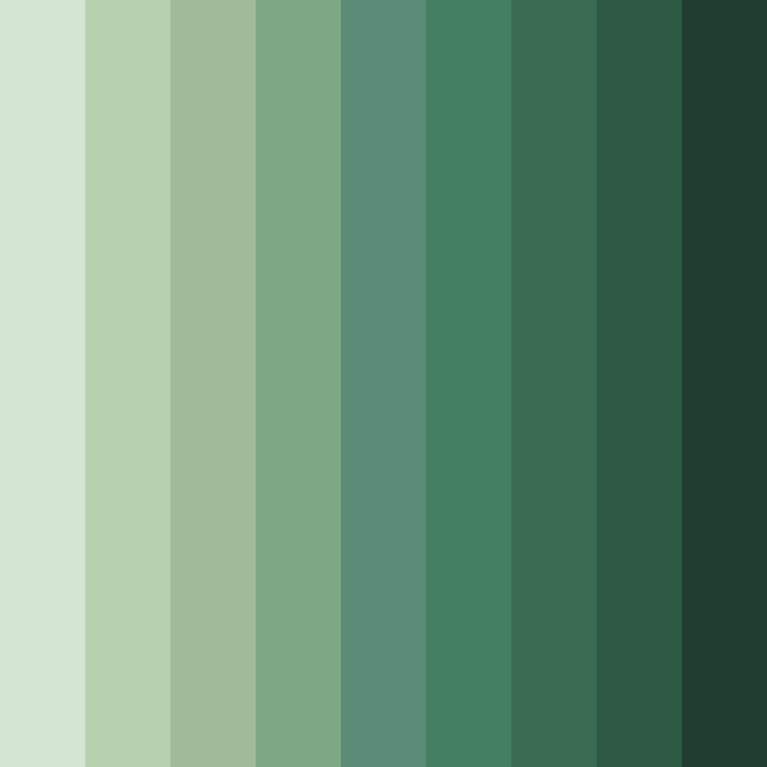 Download whispers of sage color palette PNG image (square)