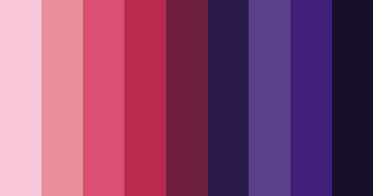 Download crimson blue dream color palette PNG image (landscape)