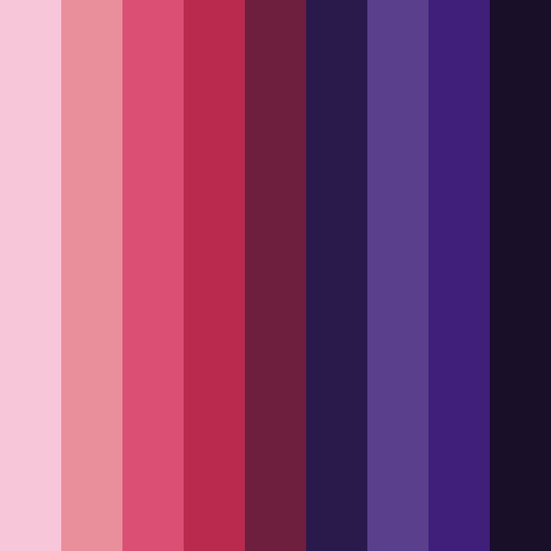 Download crimson blue dream color palette PNG image (square)