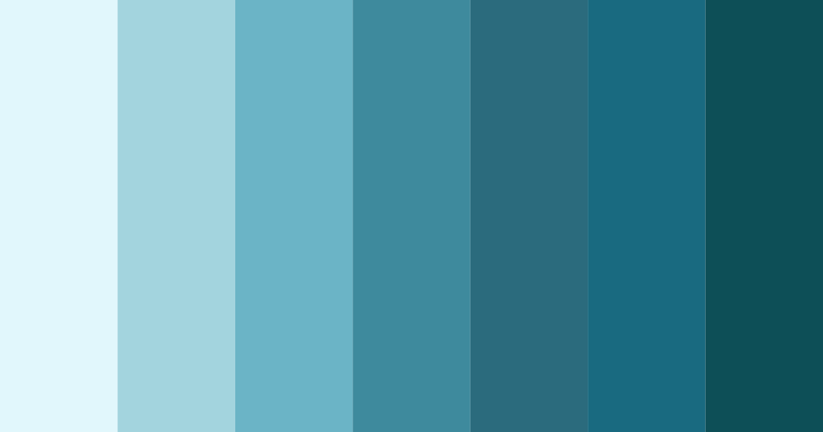 Download aqua echoes color palette PNG image (landscape)