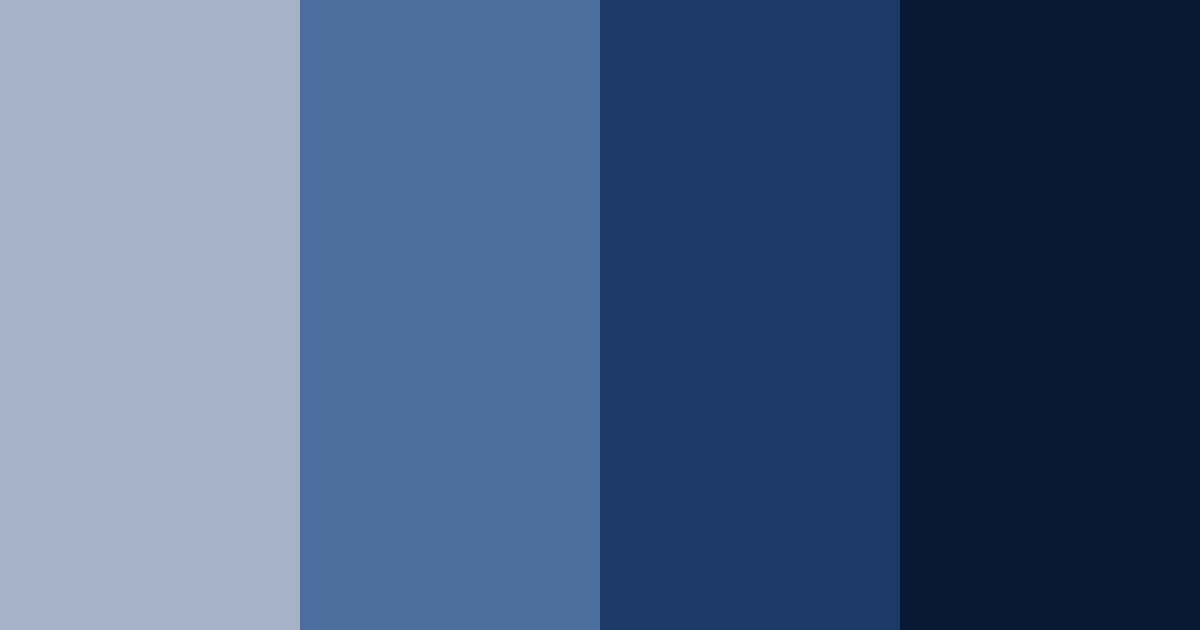 Download midnight serenity color palette PNG image (landscape)
