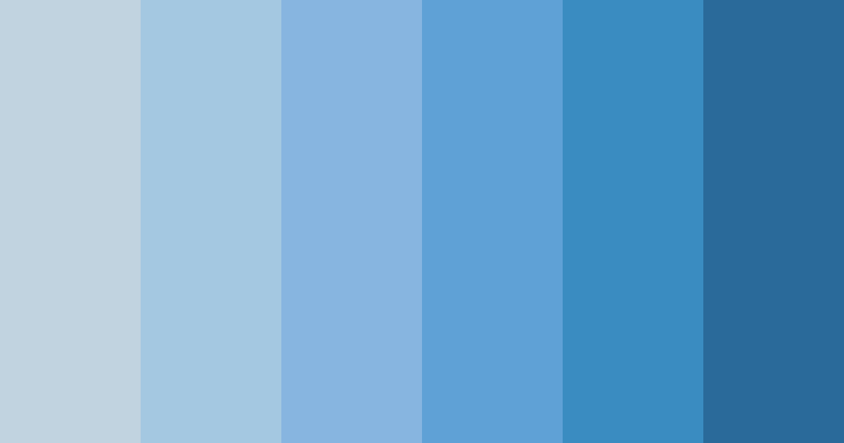Download silver lining blues color palette PNG image (landscape)