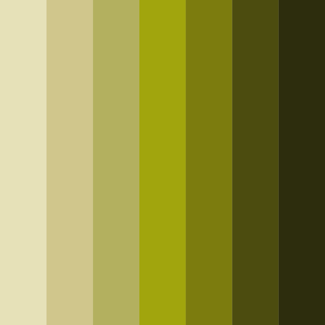Download olive harmony color palette PNG image (square)