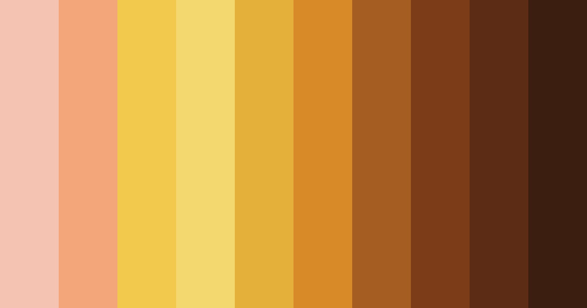 Download warm earthy tones color palette PNG image (landscape)