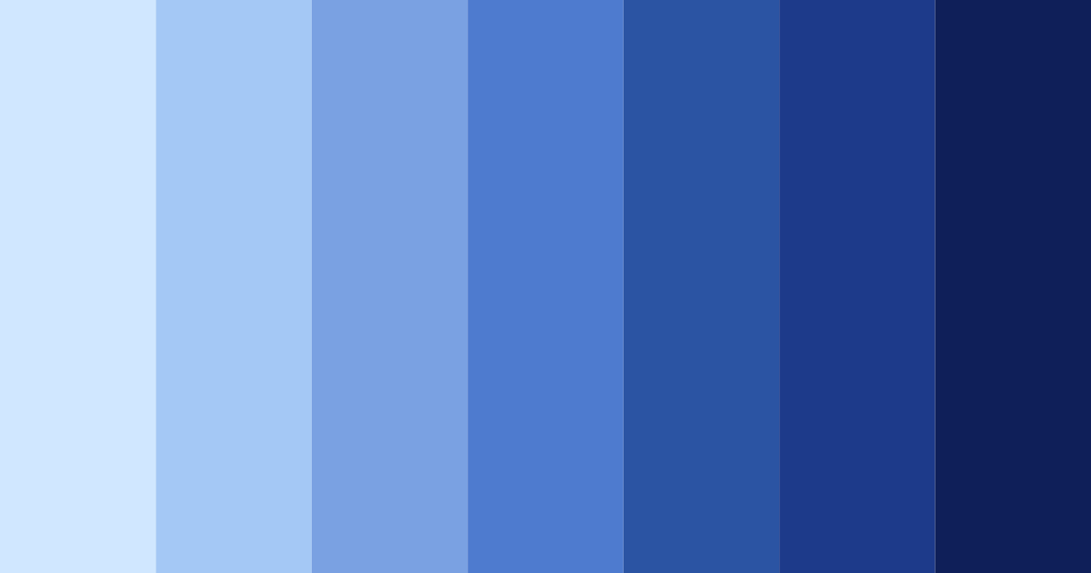 Download celestial blues color palette PNG image (landscape)