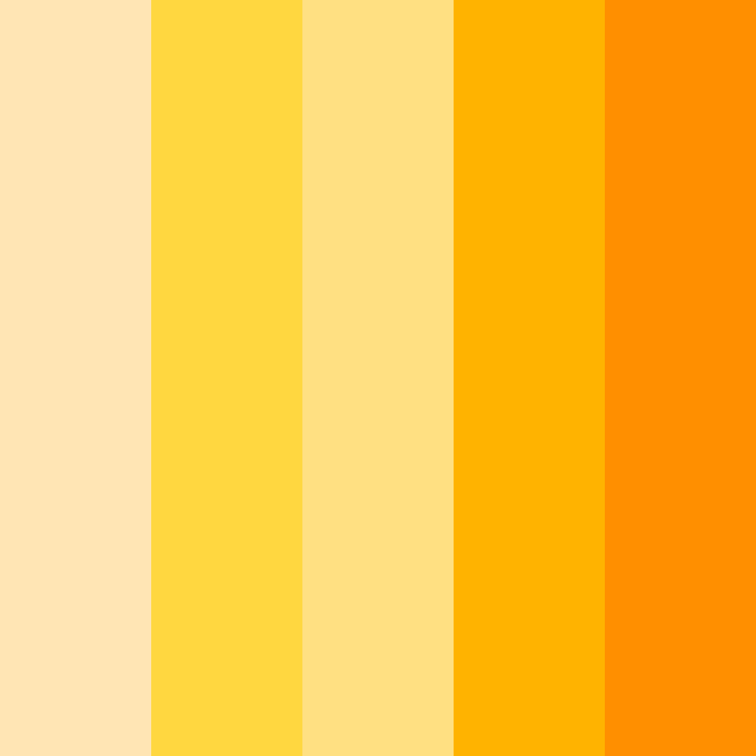 Download sunshine serenade color palette PNG image (square)