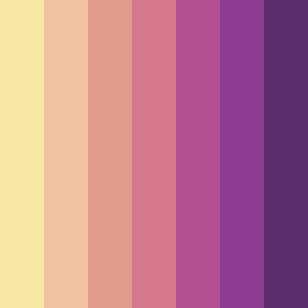 Download vibrant whirlwind color palette PNG image (square)