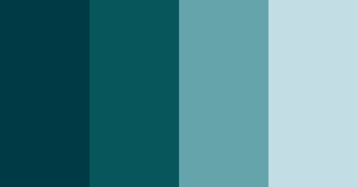 Download midnight ocean color palette PNG image (landscape)