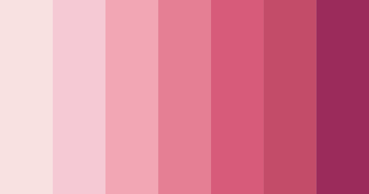 Download petal kissed hues color palette PNG image (landscape)