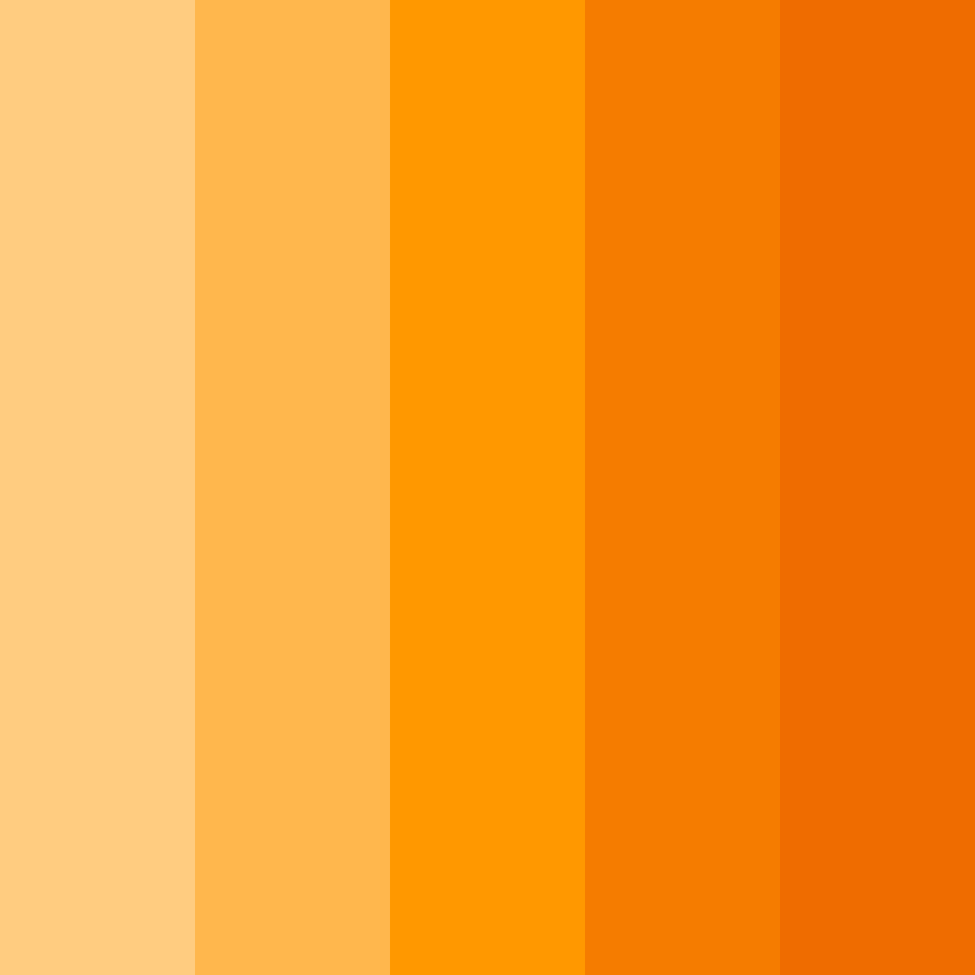 Download citrus sunrise color palette PNG image (square)