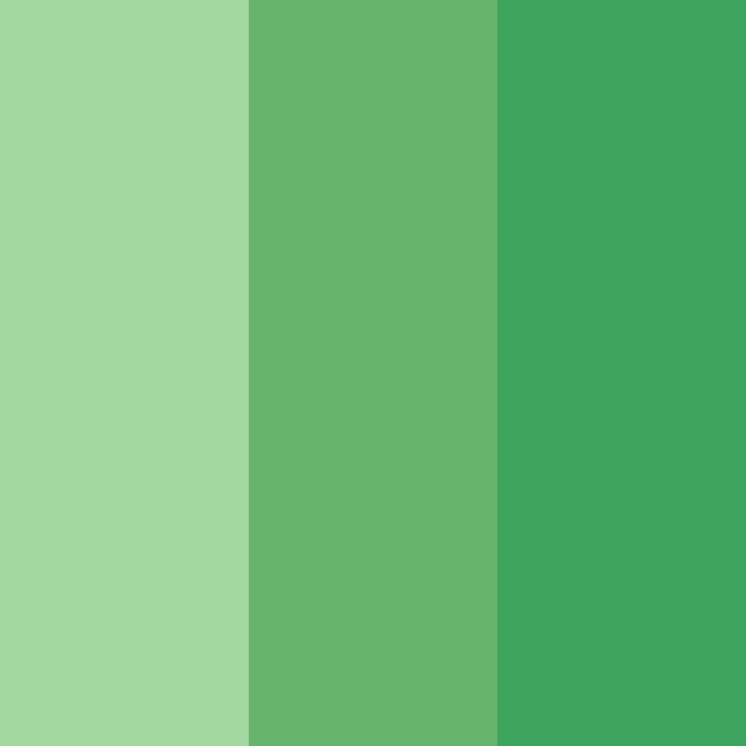 Download verdant harmony color palette PNG image (square)