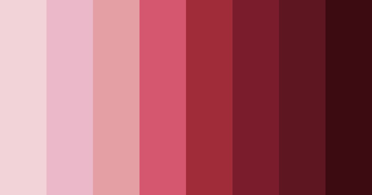 Download sangria shades color palette PNG image (landscape)
