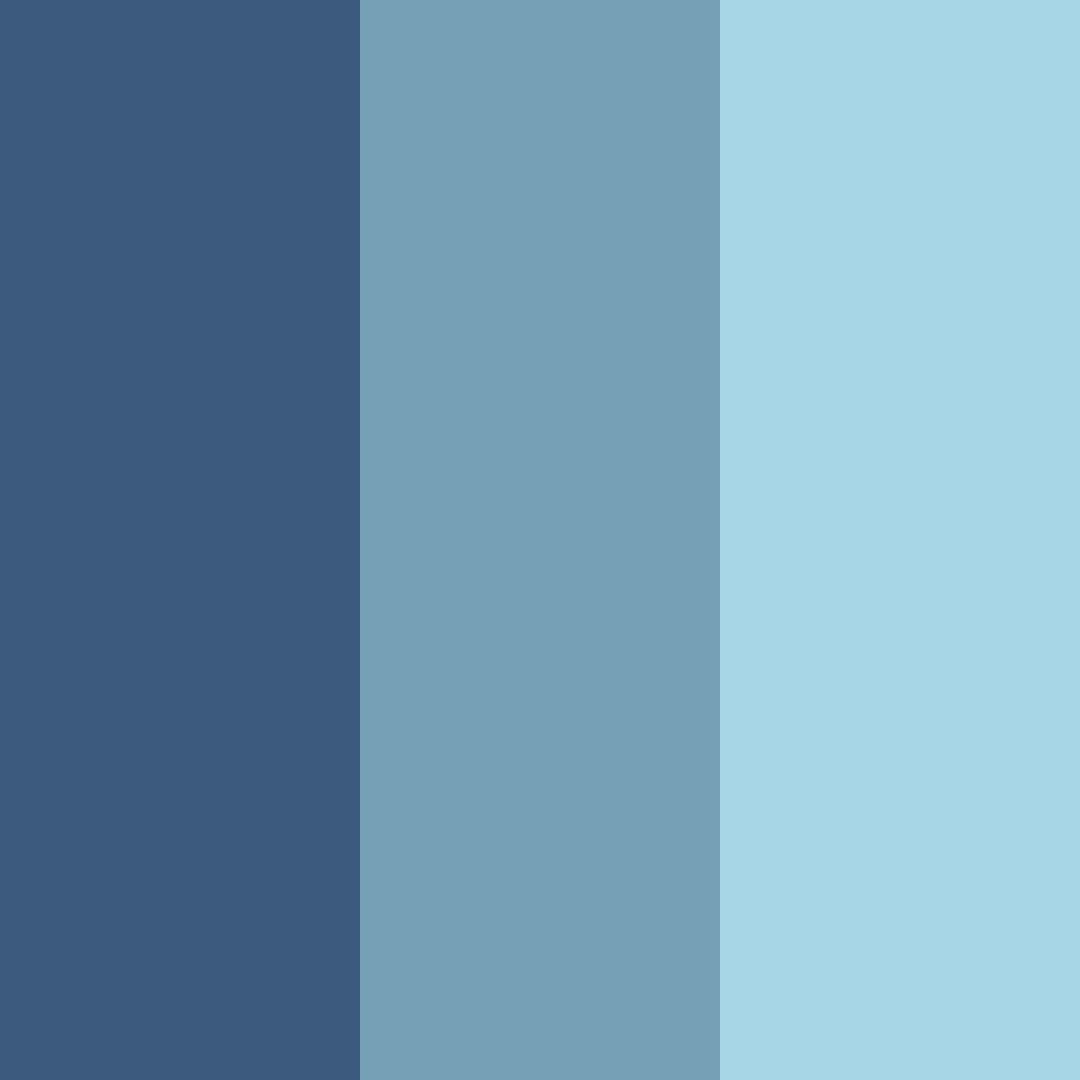 Download deep blue color palette PNG image (square)