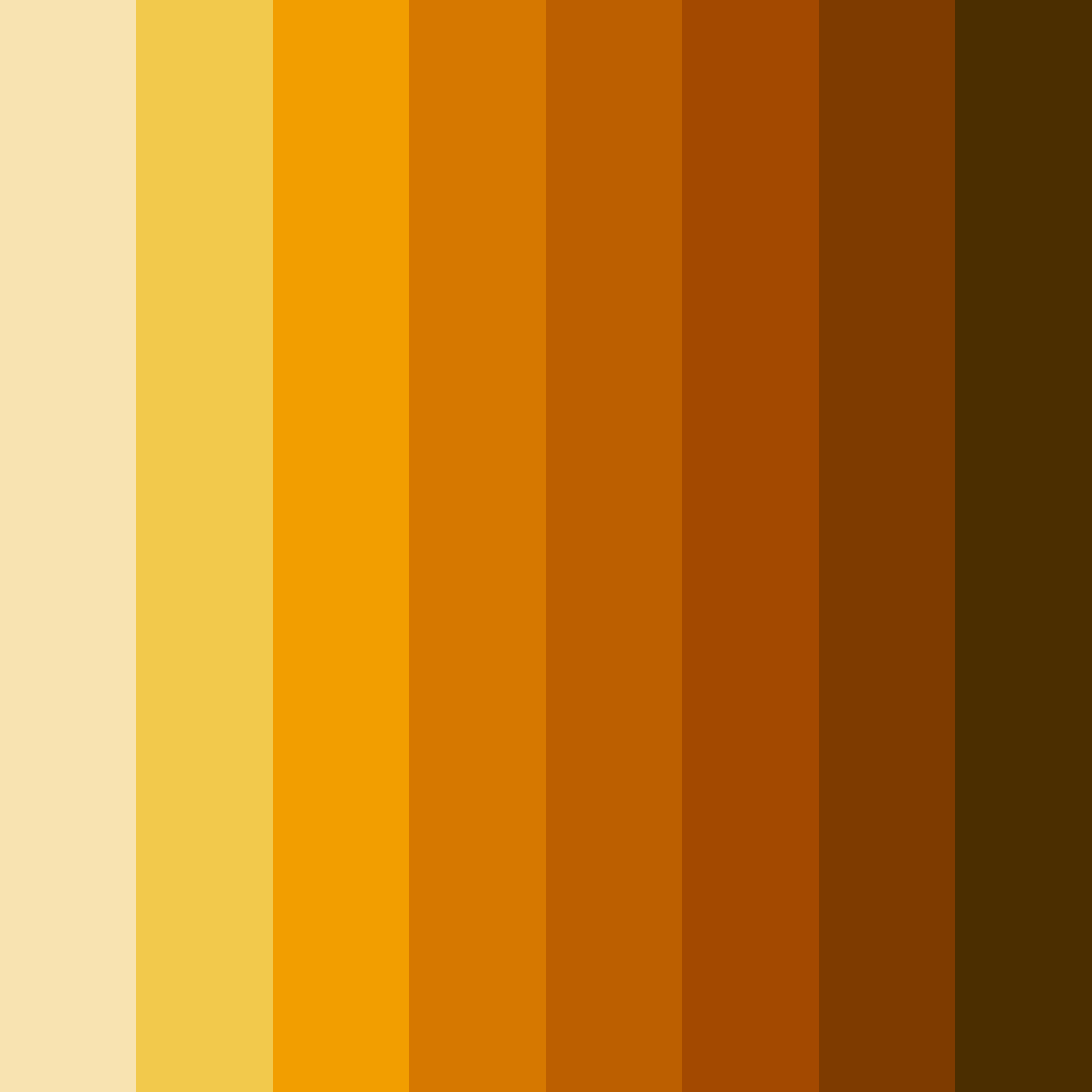 Download golden shellscape color palette PNG image (square)